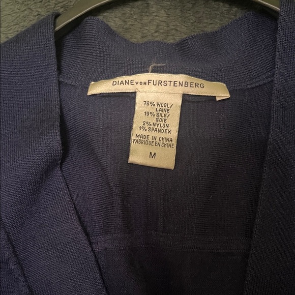 DVF LONG NAVY SWEATER - Picture 3 of 5